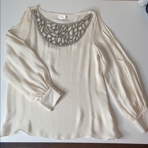 PARKER  off white blouse